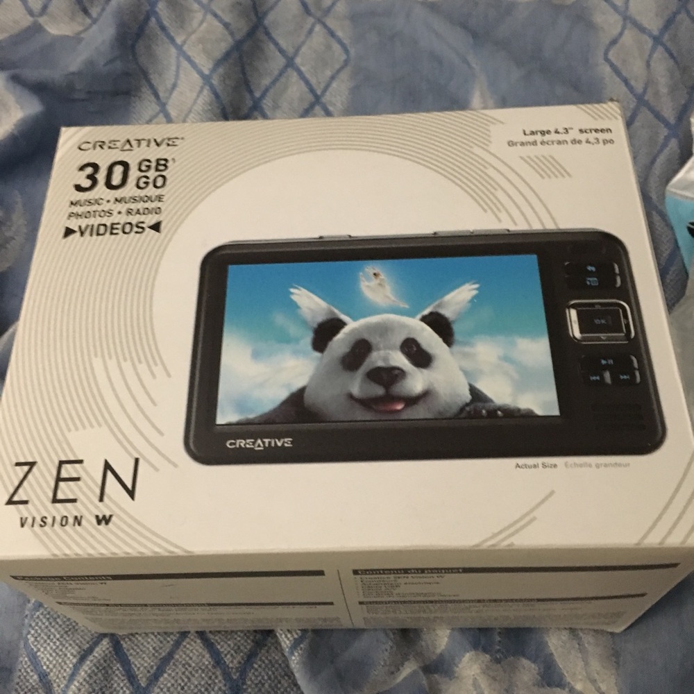 Creative zen 30 gb Music photo radio